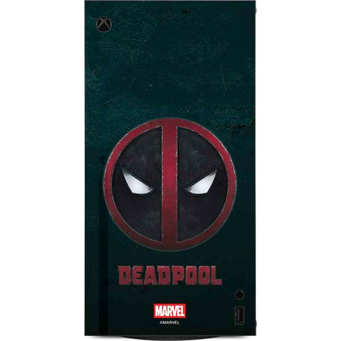 Marvel Deadpool Legacy Deadpool Logo XBox Series X Digital Edition Console Skin